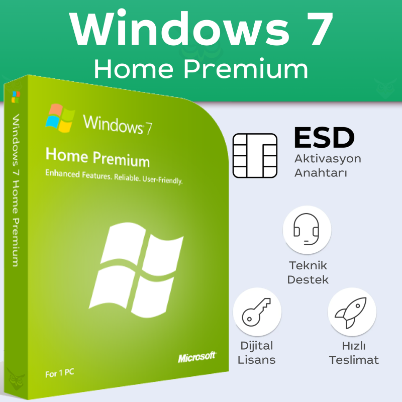 Windows 7 Home Premium Dijital Lisans Anahtarı - Güvenli ve Hızlı Satın Alım