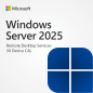 Microsoft Windows Server 2025 RDS CALs 50 Cihaz dijital lisans anahtarı