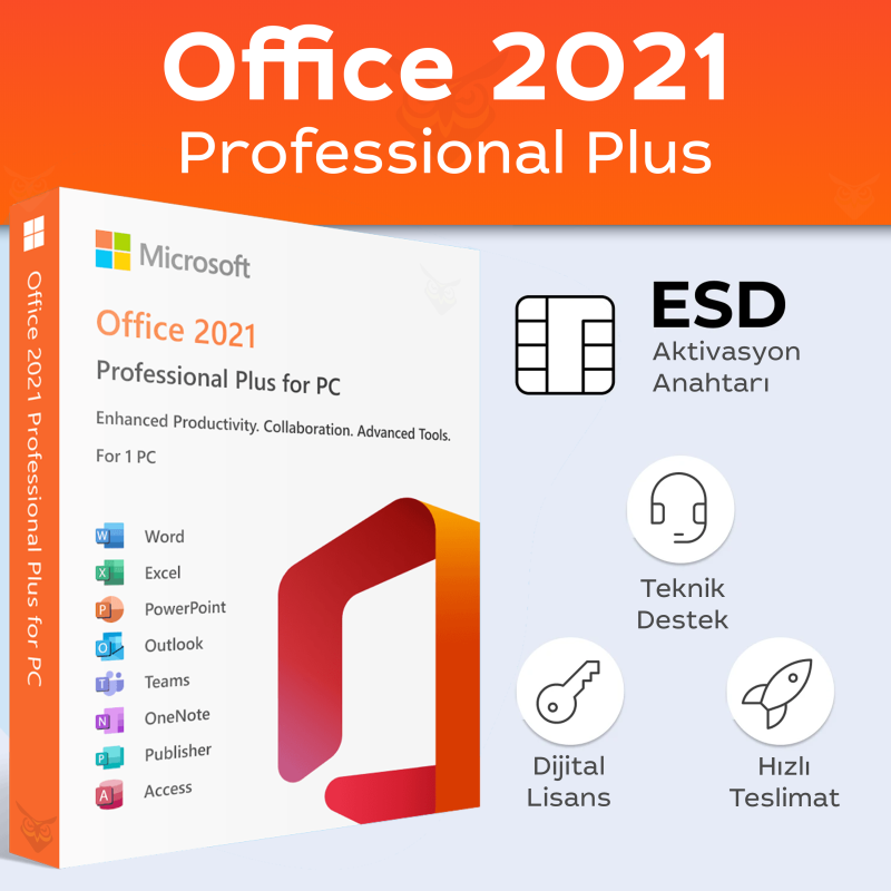 Office 2021 Pro Plus Dijital Lisans Anahtarı | Orijinal ve Uygun Fiyatlı