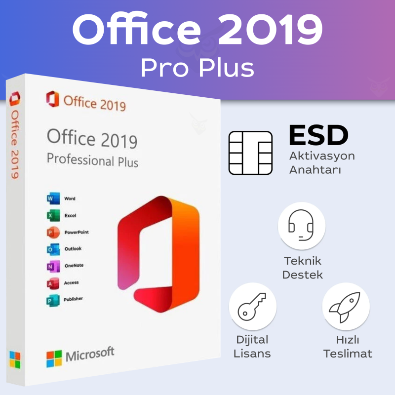 Office 2019 Pro Plus Bind Dijital Lisans Anahtarı | Orijinal ve Uygun Fiyatlı