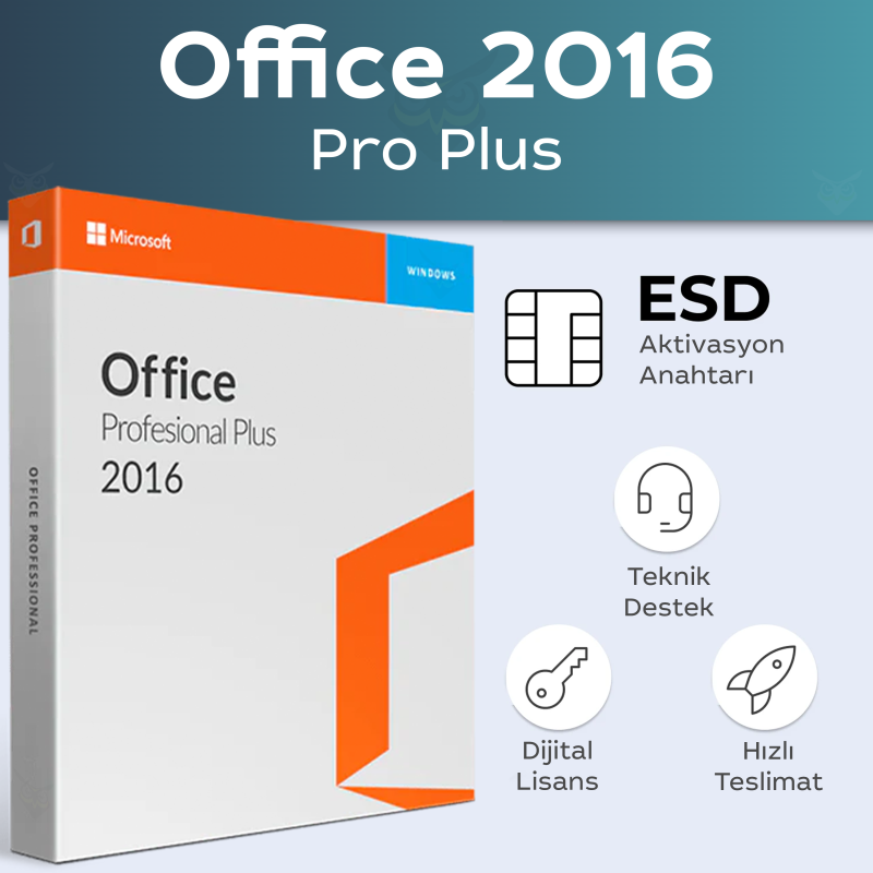 Office 2016 Pro Plus Bind Dijital Lisans Anahtarı | Orijinal ve Uygun Fiyatlı