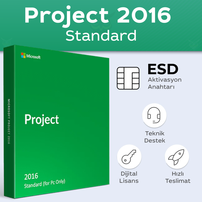 Uygun Project 2016 Standard Dijital Lisans Anahtarı Satın Al