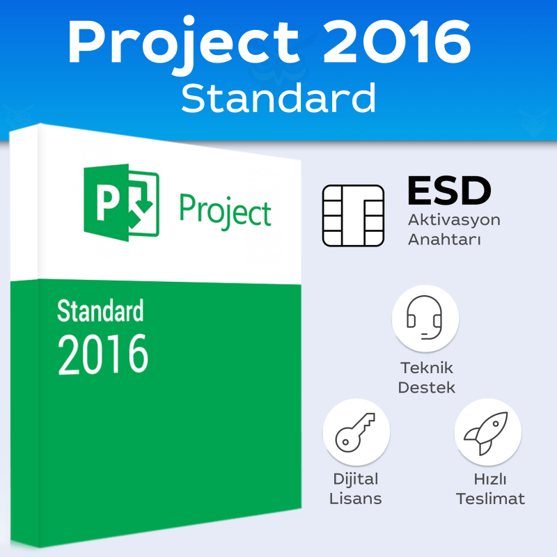 Uygun Project 2016 Standard Dijital Lisans Anahtarı Satın Al