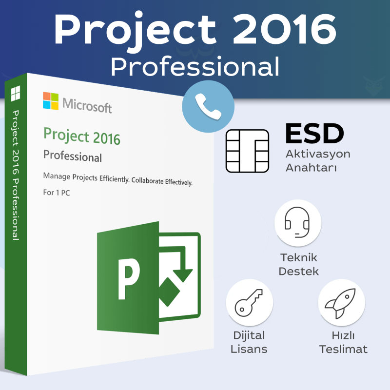 Uygun Project 2016 Professional Dijital Lisans Anahtarı Satın Al