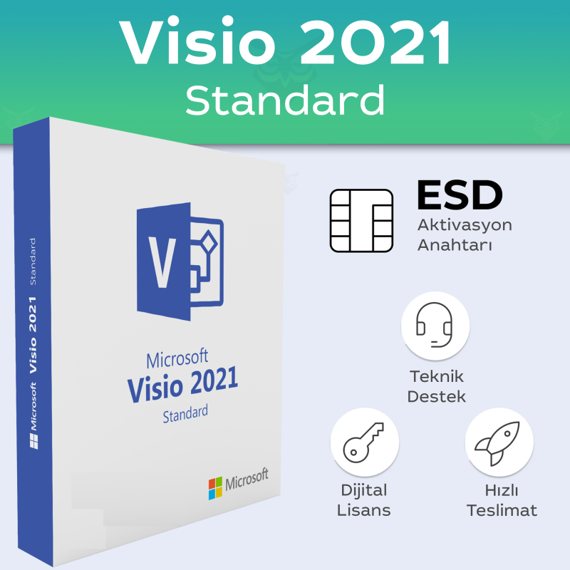 Visio 2021 Standard Redeem Dijital Lisans Anahtarı Satın Al