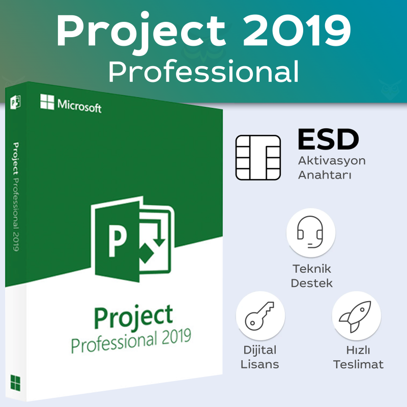 Uygun Project 2019 Professional Kurumsal Dijital Lisans Anahtarı Satın Al